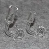 Cam Bong Yağ Talifleri için 4mm Kalın Kuvars Banger Toptan Domeness Quart Tırnak 10mm/14mm/18mm Erkek/Kadın Eklem% 100 Gerçek Kuvars