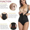 Full Body Shaper Taille Trainer Bodysuit Shapewear Women Belly Shapers Tummy Control Slanke Sleed Smidless Slim Corset Tops L220802