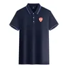 North Macedonia Men and Women Polos Mercerized Cotton Sempleve Lapel Breseable Sports Tシャツのロゴはカスタマイズできます