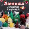 Baking Moulds Christmas Silicone Mold Santa Claus Tree Cedar Pine Cone DIY Candle Making KitBaking BakingBaking