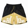 Mens Rhude Reflective Shorts Designer Streetwear för högkvalitativ sommarmode AAA Rabatt Suclothes