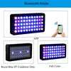 Volledig spectrum LED Aquarium Light Bluetooth -regeling Dimbare Marine Grow Lights voor Coral Reef Fish Tank Plant