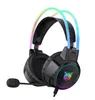 Onikuma Gaming Headset Casque X15 Pro PC stereo spel hörlurar med MIC RGB Light för laptop PS4 Ny Xbox One Controller