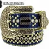 12022 Designer Ceinture Bb Simon Ceintures pour Hommes Femmes Ceinture en diamant brillant Static Gold cintura uomo boosluxurygoodsz