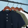 Kuegou Clothing Men's Polo Shirts半袖ファッション刺繍夏の高品質のスリムトッププラスサイズ3383 220608