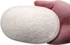 10 förpackningar Exfolierande Loofah Face Brush Cleanser och Massager 100% Natural Sponge Manual Facial Cleansing Scrubber Handheld Loofah Sponge Pads