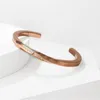 Bangle Never Give Up Mobius Armband Simple Vintage Lovers Luted Rostly Steel med Open Cuff 1287 Raym22