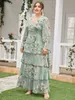 Toleen Women Large Plus Size Maxi Dresses Casual Elegant Party Evening Spring Long Sleeve Floral Oversize Festival Clothing 220527