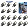 Led Deck Light met beschermende schaal 12V verzonken ondergrondse lamp IP67 Waterdichte buitenlandschapsverlichting voor stappen van de tuinwerper