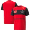 F1 Tshirt Racing Polo Shirt 2022 Formel 1 Team Uniform Overalls Lapel Tshirt Summer Motorsport Red Short Sleeve Breattable JE1185921