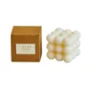 Liten Bubble Cube Candle Soy Wax Aromatherapy Doftande ljus Avslappnande födelsedagspresent 1pc 2206068792259