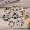 Koorden, stroppen en banden 1PC Metalen veer O-ring Gespen Clips Karabijnhaak Portemonnees Handtassen Ronde druktrekker Karabijnhaken Tasaccessoires