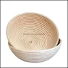 Other Kitchen Dining Bar Home Garden Bread Proofing Basket Indonesia Rattan Woven European Fermentation Bowl Kitchen Baking Tool Round Do