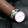 Penis Bondage Ring Glande luminoso Cazzo Metallo Durata Erezione Ritardo Eiaculazione Vincolo Giocattoli sexy per uomo 18