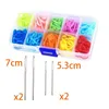 Sewing Tool 120 Piece Mini Plastic Safety Pins Colorful Knitting Crochet Locking Markers Crochet Needle Clip 10 Colors