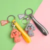 Keychains Cute Three-dimensional Epoxy Dog Doll Keychain Car Pendant Men And Women Bag Key Chain Creative Gift Emel22