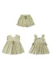 Girls Summer Suits Ethnic Style Series Bloemriem Fringe Dress Baby Summer Casual Shorts G220509