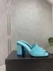 Designerskie sandały damskie wysokie obcasy gumowe sandały sandały platforma Grube 7,5 cm buty na wysokości pięty letnie pasek rozmiar 35-41