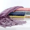 Lace Flower Cotton Plain Hijabs Scarf Shawls Women Rhinestone Headscarf wraps Muslim Headband Bufandas Turbans Femme Banadana