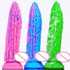 Nxy Godes Dongs Réaliste Silicone Souple Végétal Gourde Amère Gode Plug Anal Dong Plante Pénis Masturbation Adulte Sex Toys Produit pour Femmes 220511