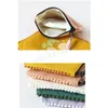 Summer Candy Candy Candy Flower Print Coin Purse Sanity Napkin Storage Bag de grande capacidade Saco fofo Loteleta de chaveiro simples