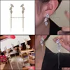 Dingle ljuskronorörhängen smycken blad för kvinnor koreansk modeörhänge dagliga födelsedagsfestgåvor släpp leverans 2021 rvgfy