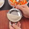 304 Rostfritt stål Köksverktyg Modellering Dumplings Mold Edible Material Ravioli Machine Gadgets snabb hem Kreativitet enkelt