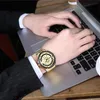Montres d'or pour hommes Marque de luxe Marque Curren Watch Business Homal Homal Horloge de mode Quartz Acier inoxydable Bracelet de bracelet étanche