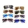 تصميم أزياء جديد الرياضة MAN Sunglasses H018 PILOT بدون إطار شهير وبسيط UV400 نظارات واقية أعلى جودة