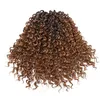 Brun Auburn # 4/30 crépus bouclés queue de cheval morceau de cheveux bouffée afro chignon cordon de serrage clip dans l'extension de cheveux brésiliens vierges crus queue de cheval afro-américaine 120g