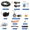 Universal Motorbike Turn Signal Light & Horn Kits Motorcycle Turn Signals Kit with Wire Harness for UTV/ATV/RZR Can-Am Kawasaki PQY-CDD13