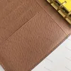 Medium Ring Agenda Cover Designer Women Men Notebook Card Holder Case Luxury Passport Diary Notepad Refill Wallet M20005305P