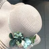 Wide Brim Hats Europe et les États-Unis Spring Suncreen Flowraps Fashion Edge Dome Shade dames Summer Beach Prew Hat