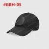 Baseball Cap Ball Hats Beige Canvas Men Womens Letter Denim Fitted Hat Casquette 200035 8 Färger med ruta #GBH-03