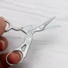 Stainless Steel Scissors Gold Stork Shape Hand Sharp Tailoring shears For Embroidery Sewing Craft Artist B0518325