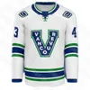 CC2604 Bo Horvat Vancouver Jersey Brock Boeser Elias Pettersson Alex Chiasson Nic Petan Quinn Hughes H.Sedin Pavel Bure Miljonairs