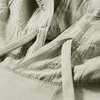 Survêtements pour hommes Version coréenne d'été T-shirt en soie de glace mince Costume décontracté pour hommes à manches courtes à capuche Top deux pièces ensemble tendance collocationme