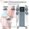 Emslim Slimming Machine 4 I 1 RF Skin åtdragning av EMS Elektromagnetisk byggnad Muskelfett Burning Beauty Equipment