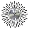 Horloges murales Ly 3D grande horloge cristal soleil Style moderne silencieux pour salon bureau décoration de la maison numérique