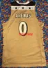 MIT 100% gestikte Gilbert Arenas Gold Basketball Jersey Mens vrouwen jeugd aangepaste nummer naam jerseys XS-6XL