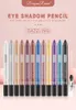 12 colori luccicanti ombretto glitter eyeliner penna ombretto stick sdraiato baco da seta perlescente evidenziatore con temperamatite