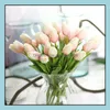 Decorative Flowers Wreaths Festive Party Supplies Home Garden Fake Tip Real Touch Material Artificial Flo Do8