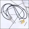 Pendant Necklaces Yin Yang Couples Paired Valentines Gift For Lovers Jewelry Women Men Necklace Vipjewel Drop Delivery 2021 P Vipjewel Dhynq