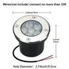 Jesled 5W LED Outdoor Ground Garden Underground Lamps Buried Yard Lamps Spot Landscape Light IP67 Waterproof AC 85-265V