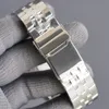 MENS Titta på multifunktionell kvartsrörelse tittar 43mm sappire affärsklassisk armbandsur Montre de luxe