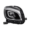 For Smart W453 LED front lights 15-18 Headlights DRL Turn Signal High Beam Angel Eye Projector bifocal Lens