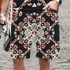 Homme Hommes Casual Shorts Modèle de flocon de neige Harajuku Mode Streetwear Maillot de bain Séchage rapide Cool Taille élastique Hommes / Femmes Lâche 220624