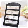 Jewelry Pouches Bags Packaging Display 24/48 Holes Earrings Stand Holder Rack Chic Acrylic Organizer Drop Delivery 2021 Rhyst