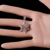 Pendant Necklaces Star Of David Stripe Mexican Brown Fire Opal Silver Plated Jewelry For Women NecklacePendant NecklacesPendant