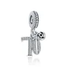 925 Sterling Silver Dangle Charm Nouvelle arrivée célébration d'anniversaire Perles Perle Fit Pandora Charms Bracelet DIY Bijoux Accessoires